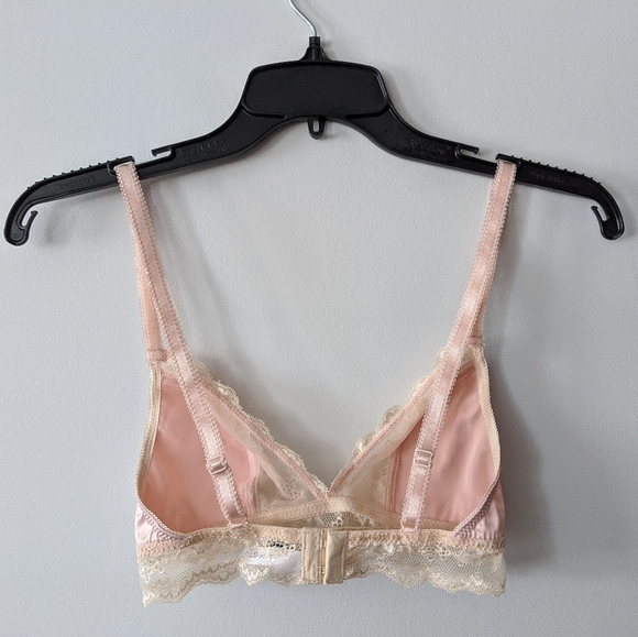 Blush Bralette with Lace Trim - Picture 2 of 3